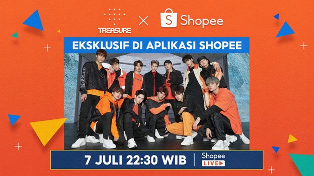 TREASURE x Shopee exclusively available on the Shopee app