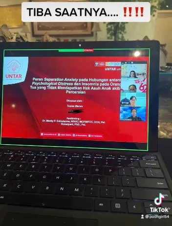 Proses Sidang Tesis Tsania Marwa (Credit: Instagram/tsaniamarwa54)