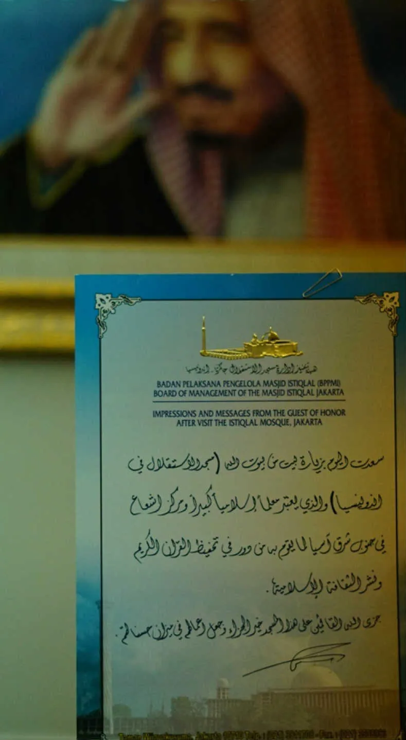 Tulisan Tangan Raja Salman © Dream