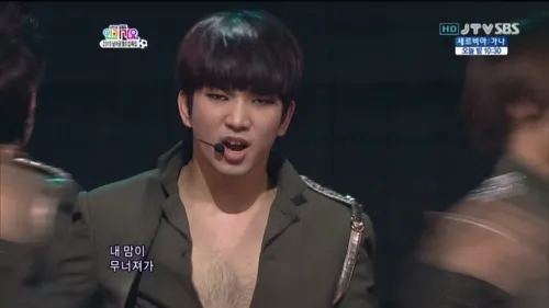 G.O MBLAQ chest hair