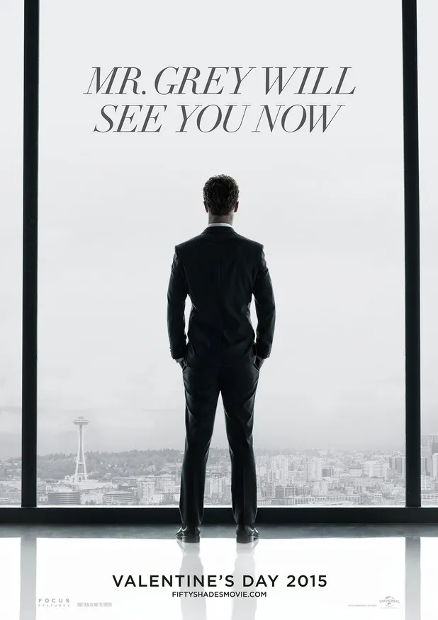 Poster pertama film Fifty Shades of Grey. ©digitalspy