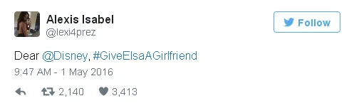 Tweet mengejutkan Alexis soal Elsa/©twitter.comlexi4prez