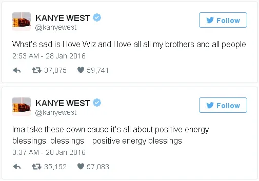 Permintaan Kanye kepada Wiz Khalifa/©mtv.com