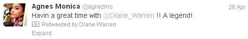 Tweet Agnes Monica