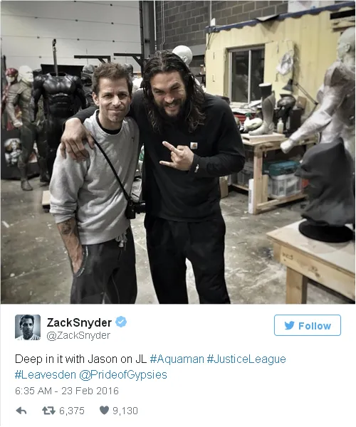 Zack Snyder bocorkan beberapa kostum JUSTICE LEAGUE/©twitter.com/zacksnyder