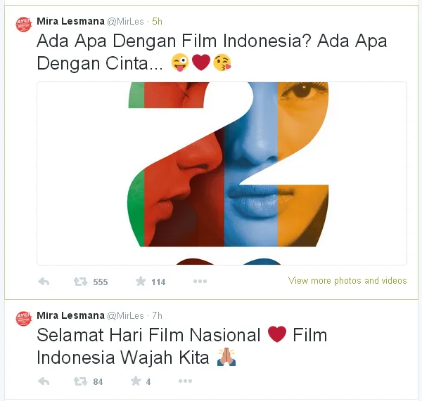 Apakah AADC 2 akan segera digarap?/©twitter.com/mirles