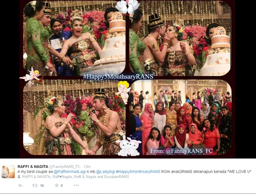 Salah satu tweet penggemar RANS yang membanjiri Twitter/©Twitter.com