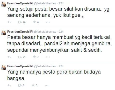 Ditujukan untuk Raffi? @Twitter: @farhatabbaslaw