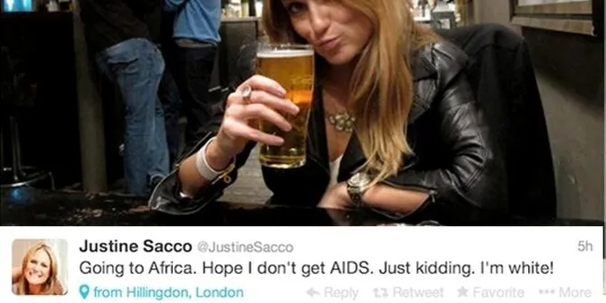 Justine Sacco dipecat karena twit bernada rasis © merdeka.com