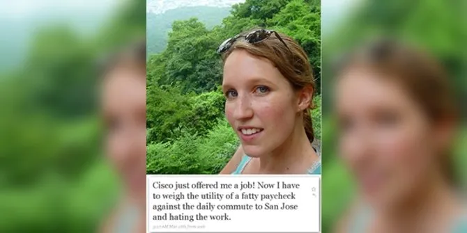 Connor Riley, mahasiswi yang melewatkan kesempatan bekerja di Cisco karena sifat arogan © merdeka.com