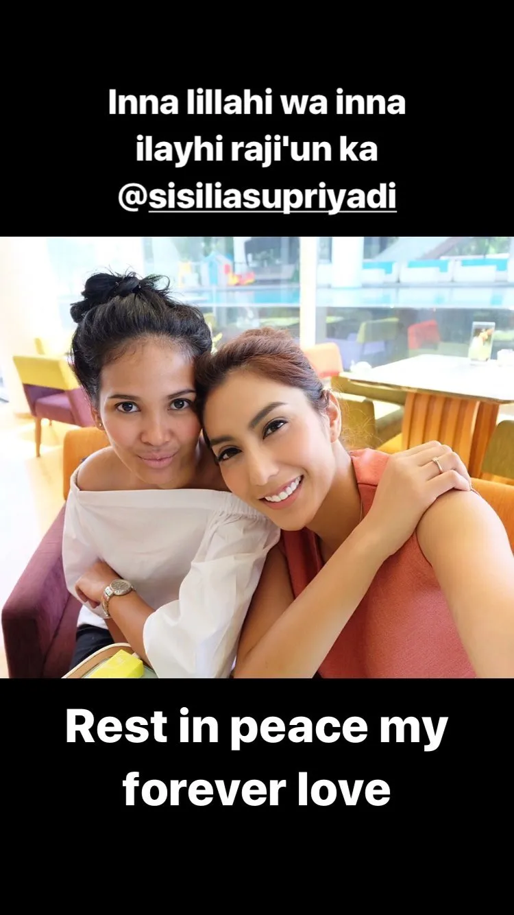 Kakak Tyas meninggal dunia ©instagram/tyasmirasih