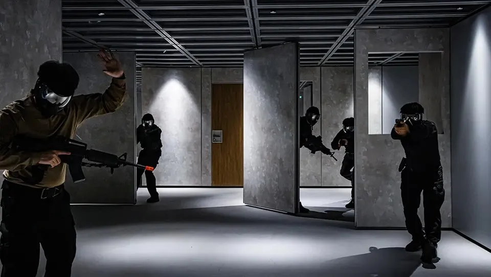 PvP Airsoft Arena, adu strategi dan skill. (Sumber: HomeTeamNS)