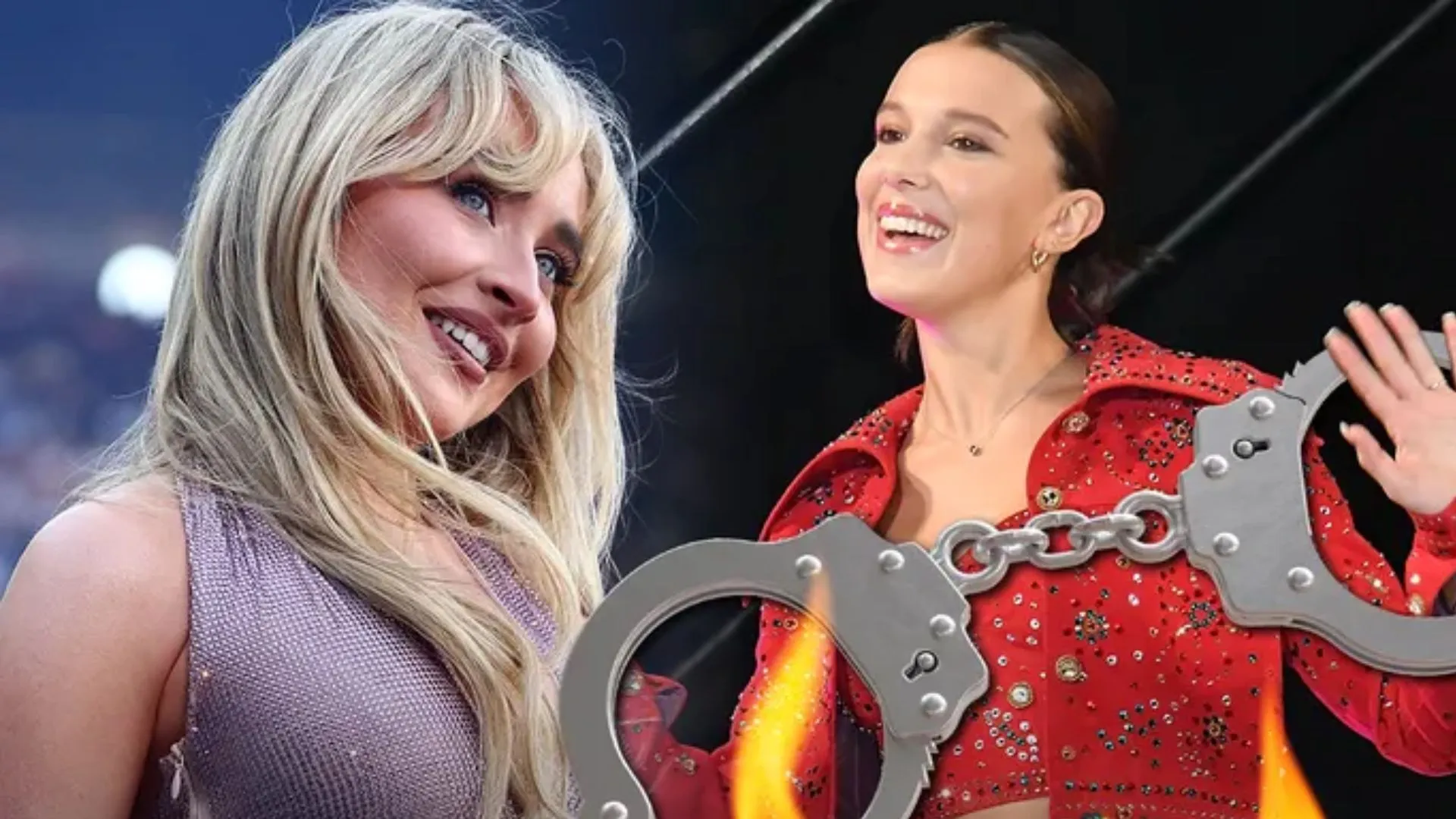 (source from: pinterst Sabrina Carpenter dan Millie Bobby Brown)