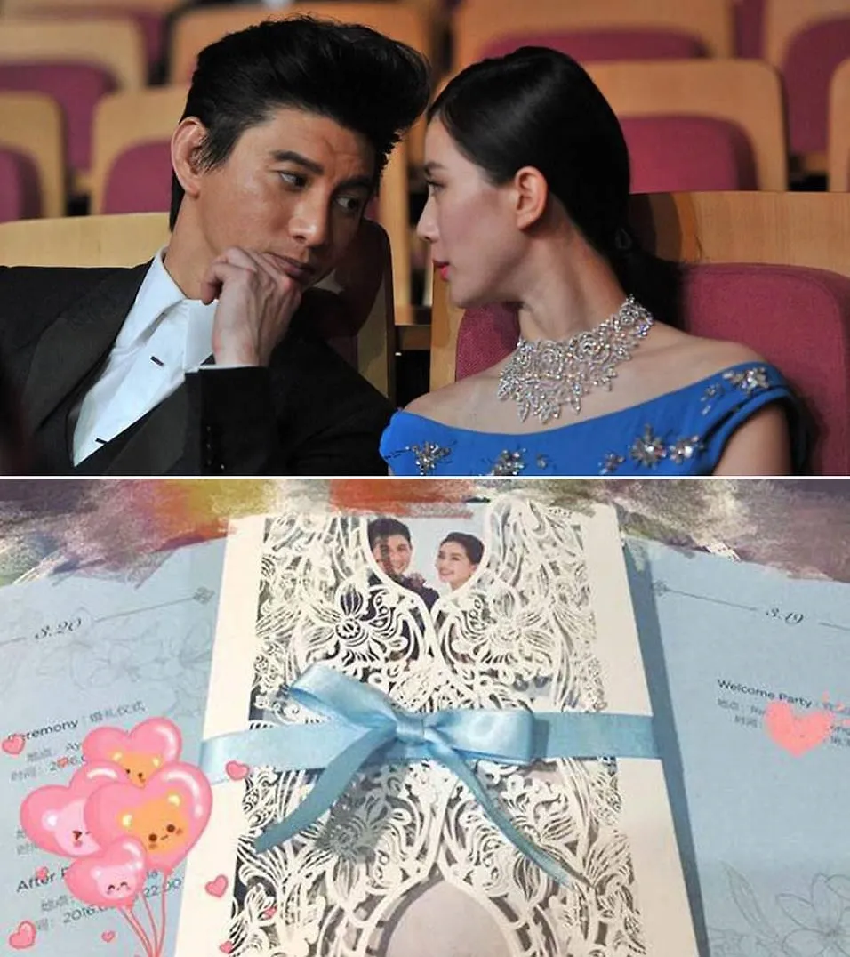 Penampakan undangan pernikahan Nicky Wu. © toggle.sg