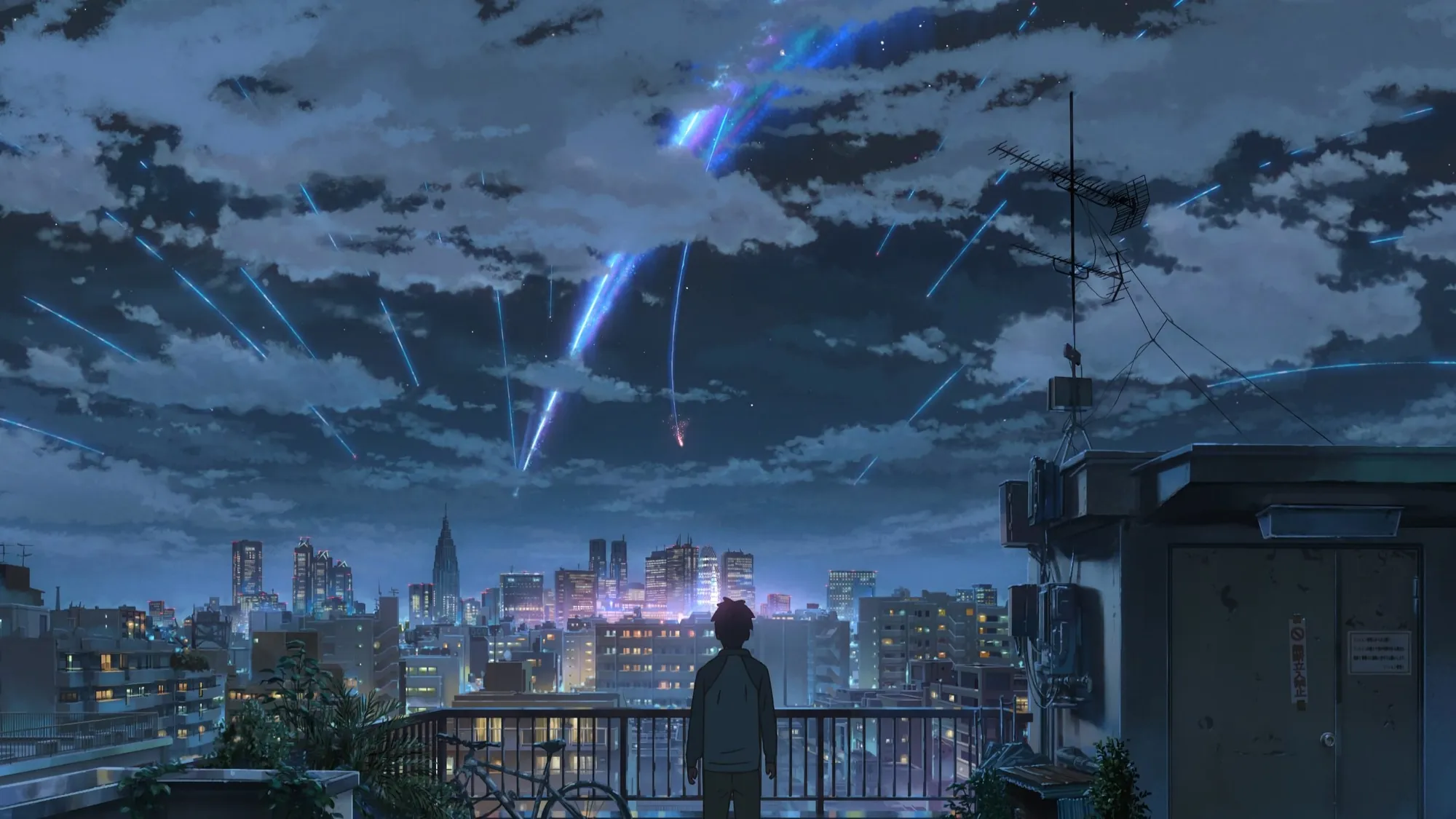 Parade visual apik dalam anime KIMI NO NAWA.