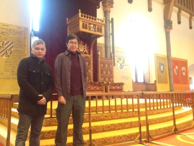 Erwin dan Salman ketika melakukan riset di Belanda @KapanLagi.com