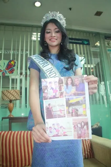 Anindya Kusuma Putri memberikan penjelasan terkait foto memakai kaos palu arit yang diuanggahnya. ©KapanLagi.com®/Abbas Aditya