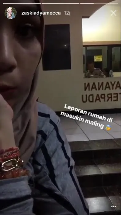 Rumah Zaskia Adya Mecca sempat disatroni maling. Šinstagram.com/zaskiadyamecca