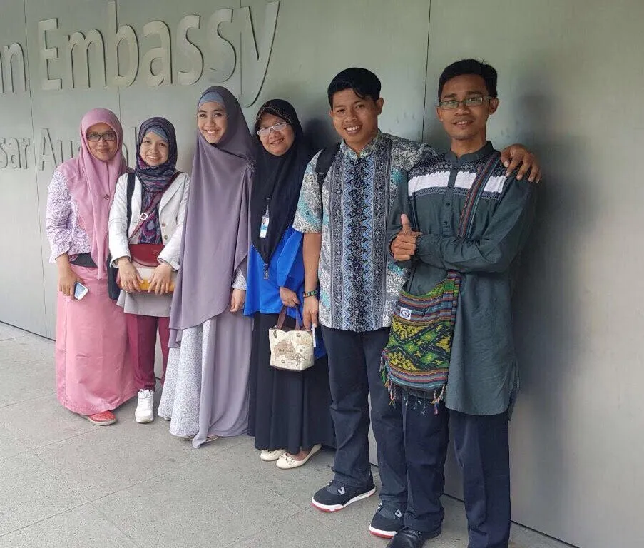 Oki Setiana Dewi lolos seleksi pertukaran Muslim ke Australia. ŠKapanLagi.com/Adi Abbas Nugroho