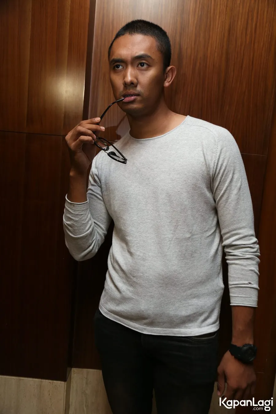 Uus awalnya sempat canggung mengisi program sahur © KapanLagi.com®/ Agus Apriyanto