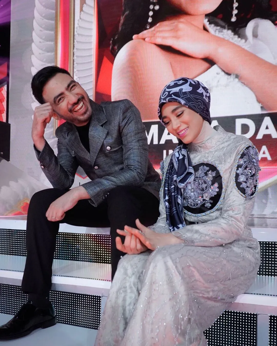 Uyaina Arshad dan Reza Zakarya ©instagram.com/uyainaarshad