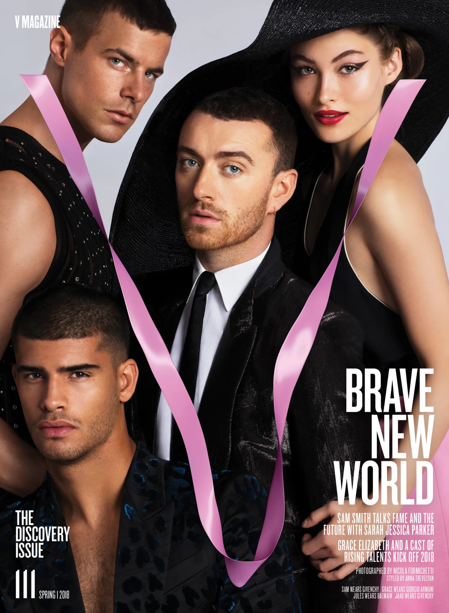 Sam Smith jadi cover majalah. Credit: V magazine