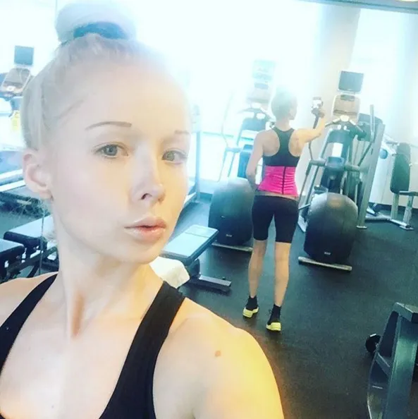 Inilah wajah asli Valeria saat tanpa make up, cantik? © instagram.com/lukyanova.me