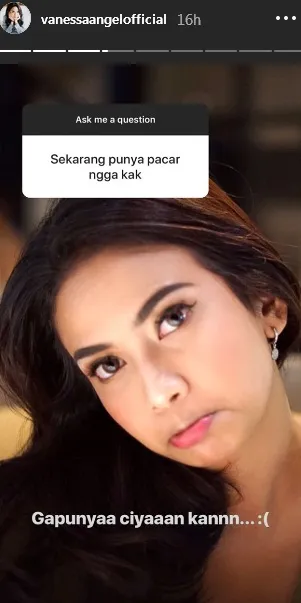 Vanessa mengaku jomblo ©instagram/vanessaangelofficial