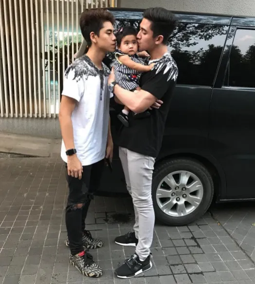 Vania bersama Athalla dan Verrell © instagram.com/vaniaathabina24