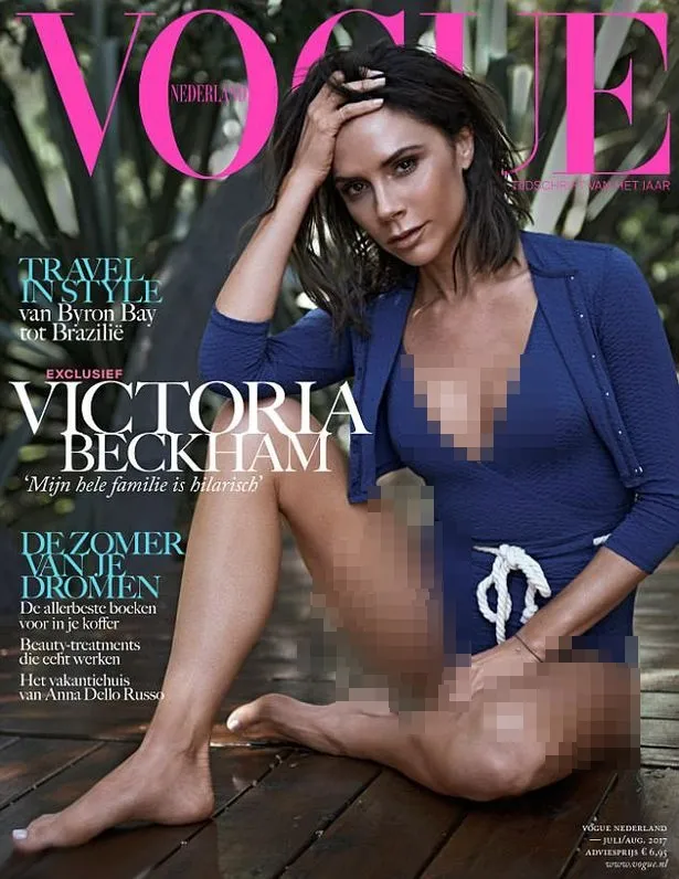 Victoria Beckham jadi cover Vogue Belanda © Vogue