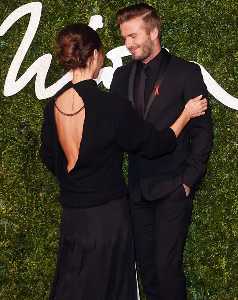 Inilah penampilan Victoria saat hadir dalam acara British Fashion Awards @ dailymail.co.uk