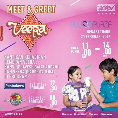 Tunggu kedatangan Veera dan Ranvi hari ini ya! © Twitter.com/seriesANTV
