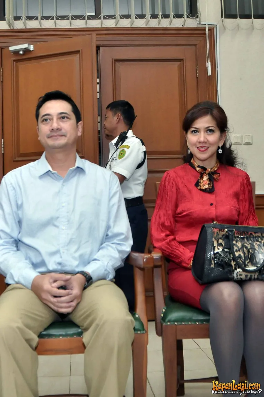 Venna Melinda dan Ivan di persidangan sebelumnya. @KapanLagi.com®