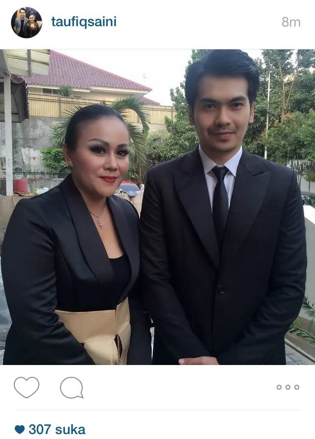 Mak Vera mengungkap selama sebelas bulan, Taufiq Saini mendampingi Olga saat dirawat di Singapura. ©instagram Taufiq Saini