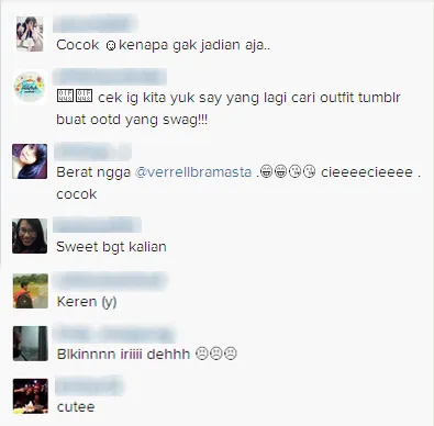 Pendapat fans mengenai Verrell dan Yuki / © Instagram