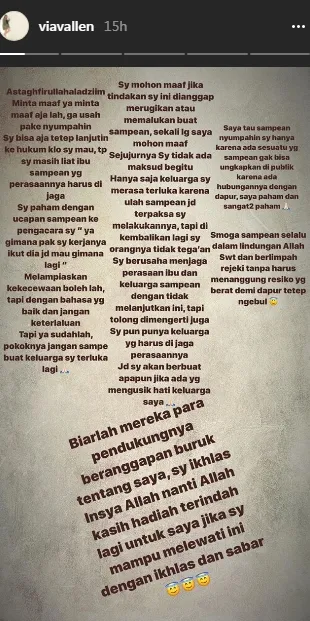 Via Vallen sesalkan sumpah Reyza ©instagram/viavallen