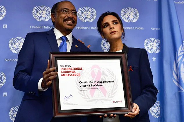 Victoria jadi duta UNAIDS @ AFP