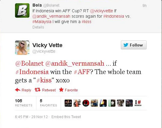 Twitter @vickyvette