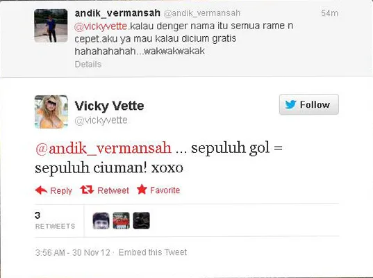 Twitter @vicktvette