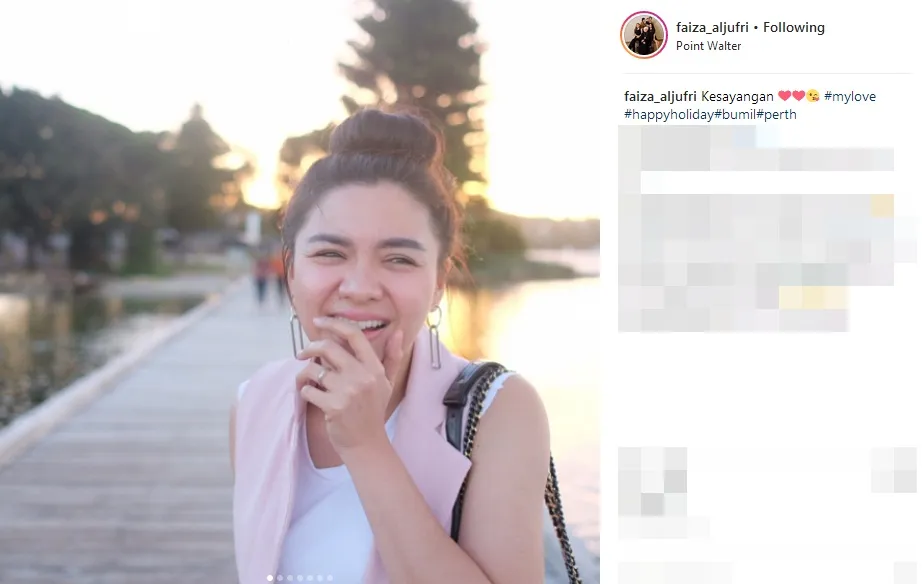 Vicky Shu hamil anak pertama? @instagram/faiza_aljufri