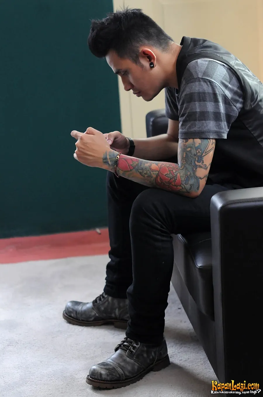 Vicky ternyata pernah batal puasa karena emosi © KapanLagi.com®