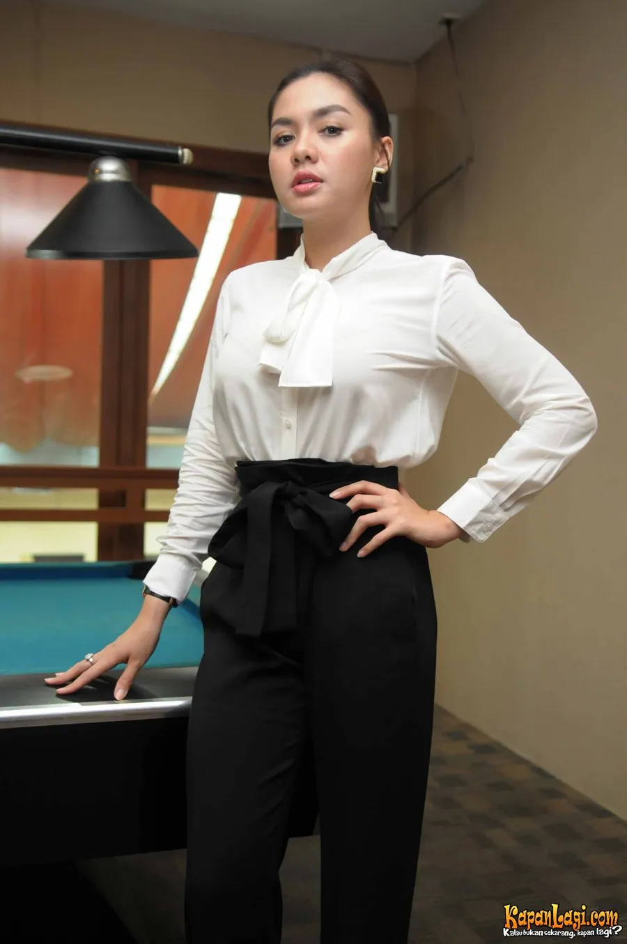 Vicky Shu bakal jadi mahasiswi cantik di film terbarunya/©Kapanlagi.com®/Bayu Herdianto
