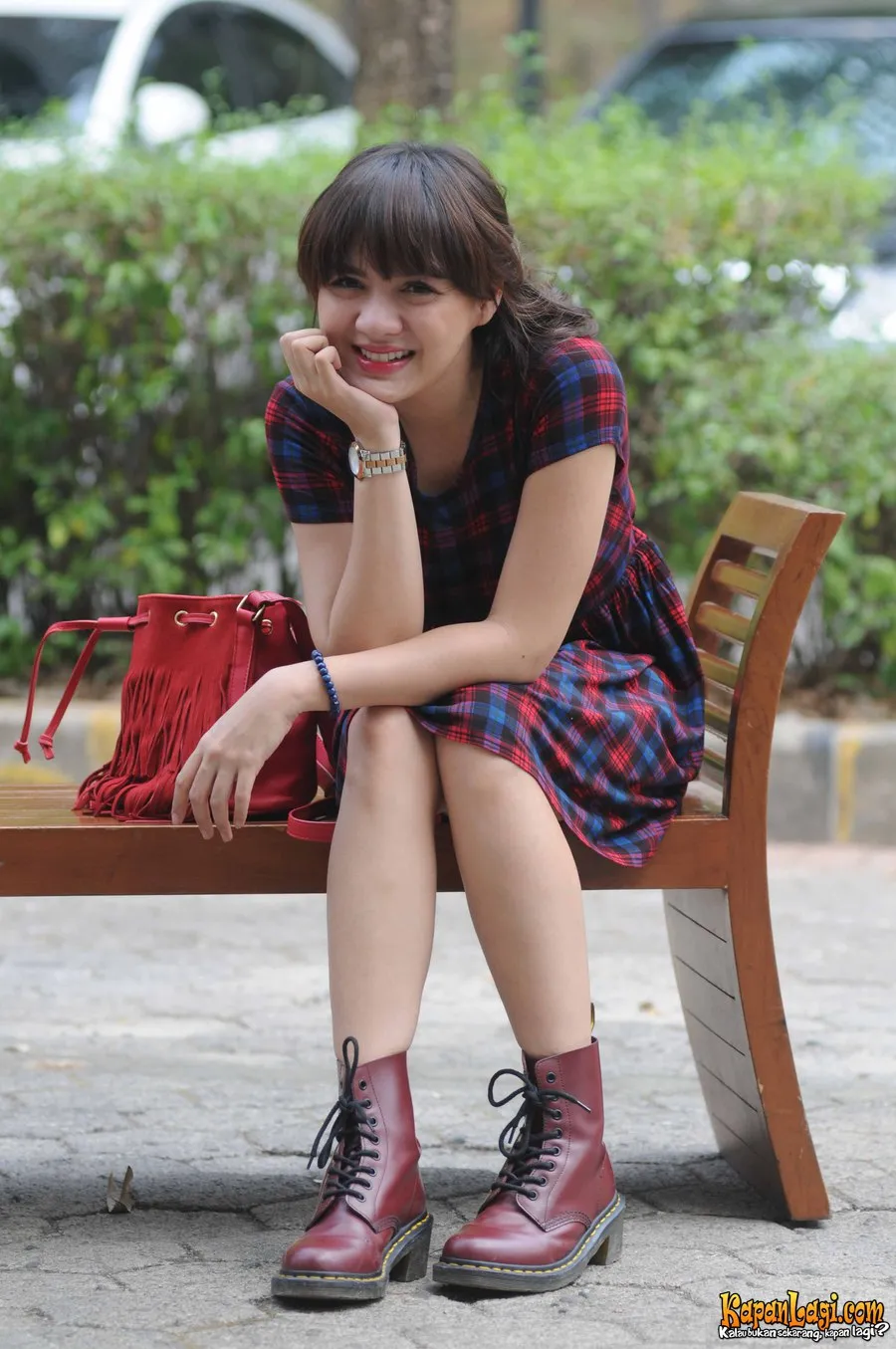 Vicky Shu minta didoakan soal jodoh/©Kapanlagi.com®/Bayu Herdianto