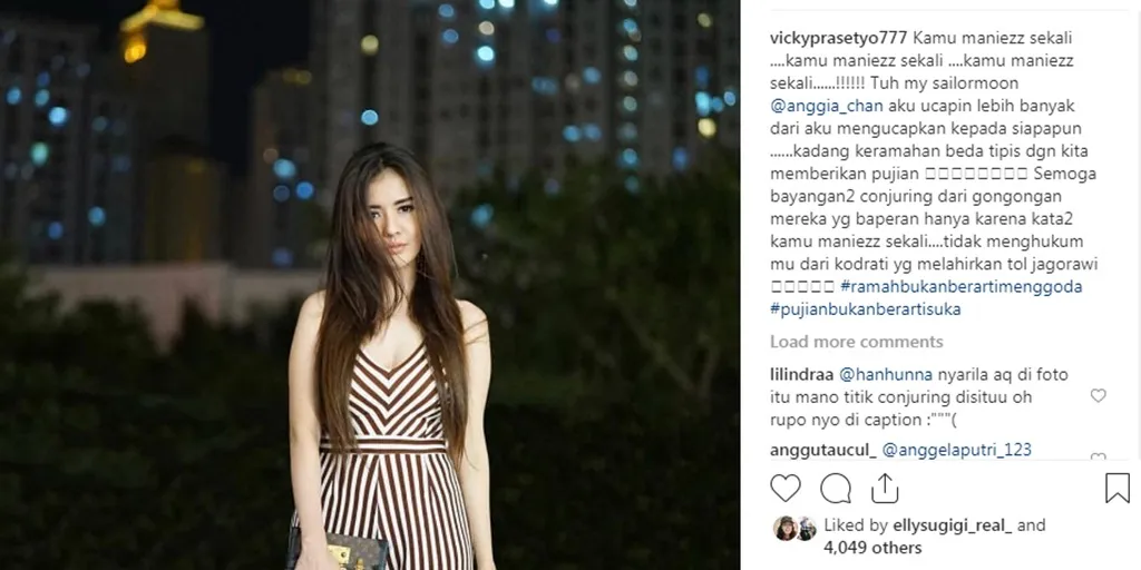 Credit: Instagram © vickyprasetyo777