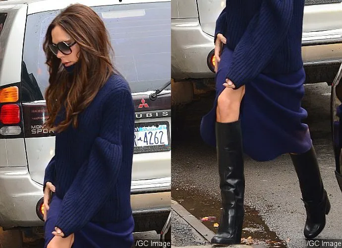 Bagian dalam kaki Victoria sudah mulai turun! ©aceshowbiz/gcimages