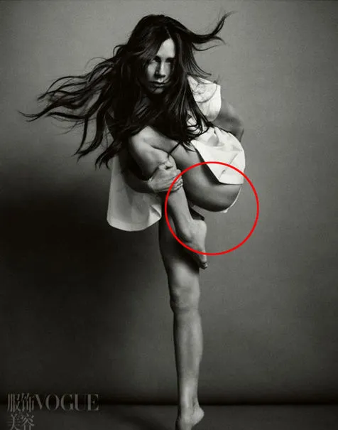 Inilah foto Victoria yang kontroversial itu © Vogue China