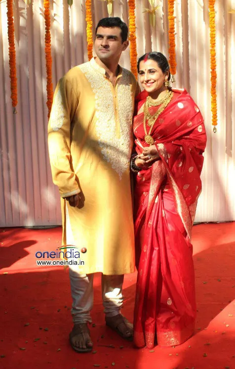 Pernikahan Vidya dan Siddharth tahun 2012 lalu @ oneindia.in