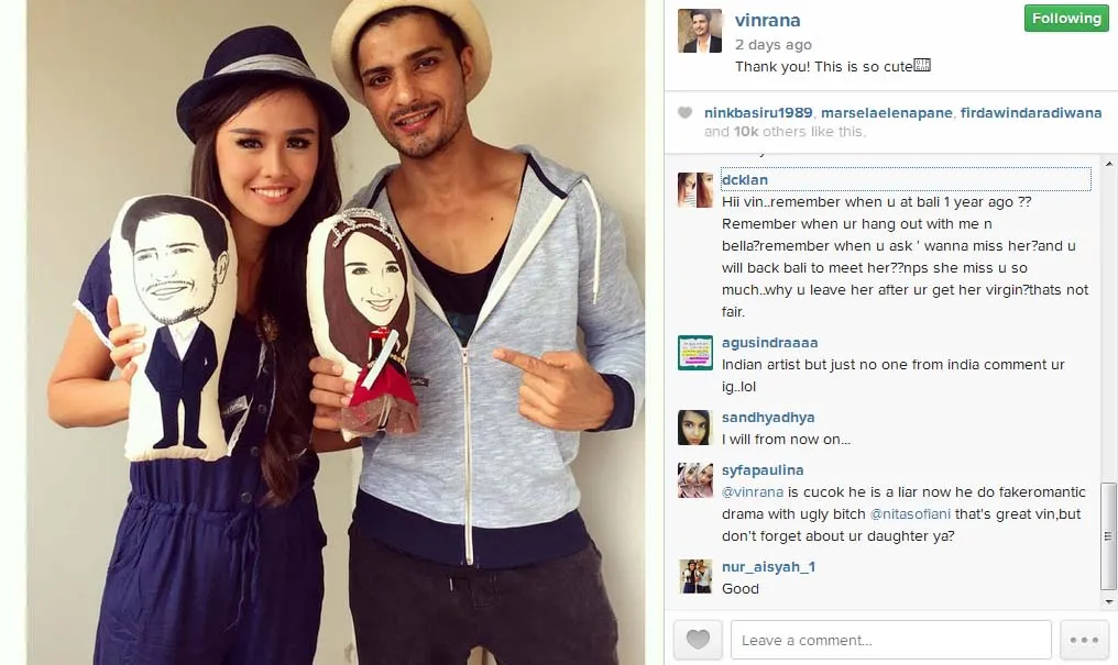 Vin Rana dituding ambil keperawanan gadis Bali? @instagram/vinrana