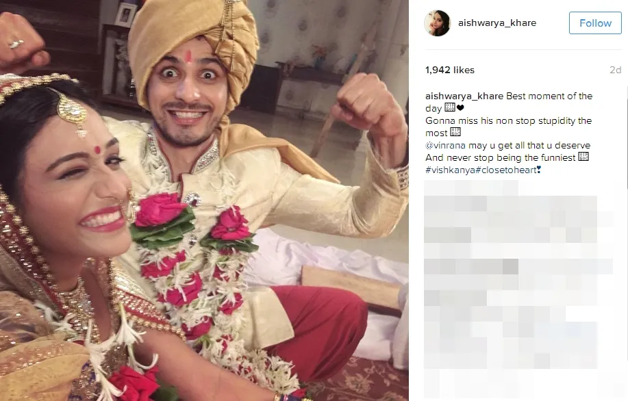 Begini ending Vishkanya ©instagram/aishwaryakhare