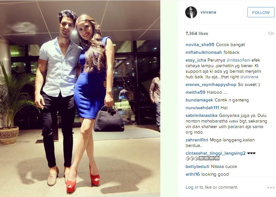 Ini dia potret kemesraan Vin Rana dan Nita Sofiani @instagram.com/vinrana